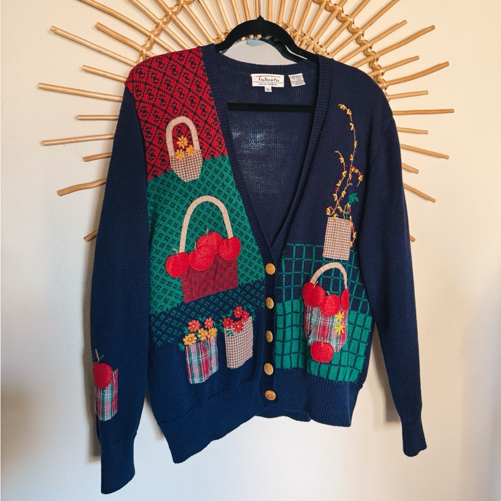 Vintage Apple Knit Cardigan - Picture 5 of 8